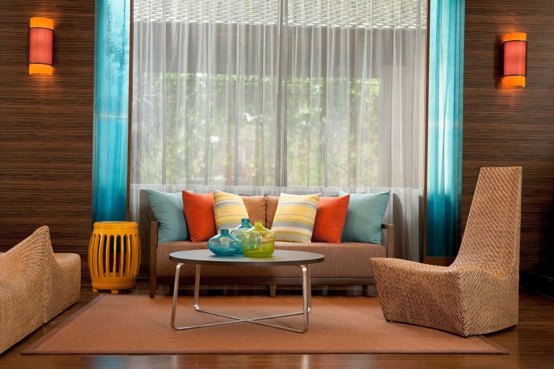 colbert blue curtains living room