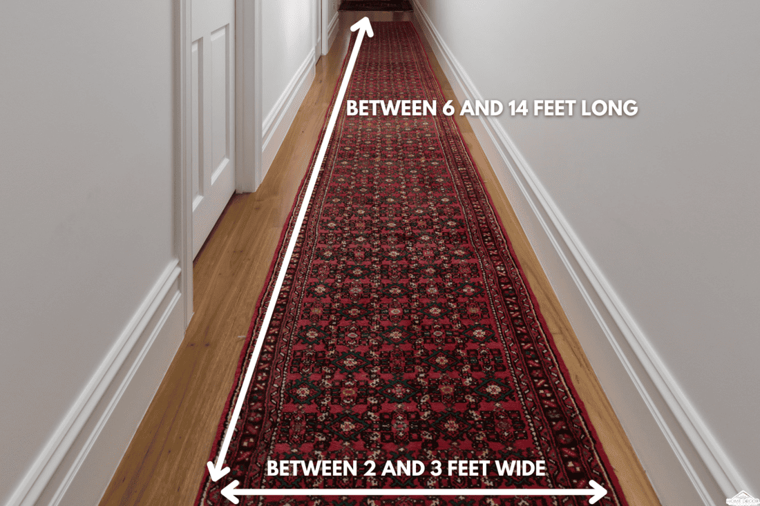 red runner rug in a hallway, What Size Should A Runner Rug Be For A Hallway