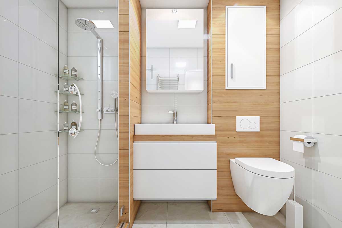 Modern luxury apartament bathroom with shower, 9 Large Bathroom Layout Ideas [Pictures & Charts]