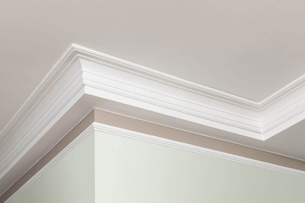 Matching colors of crown molding and wall