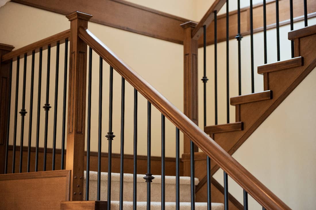 Elegant stair railings