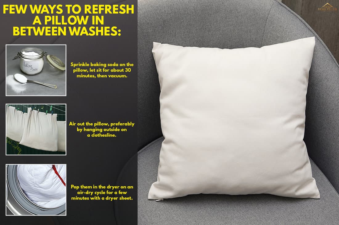 How do you refresh a pillow without washing it