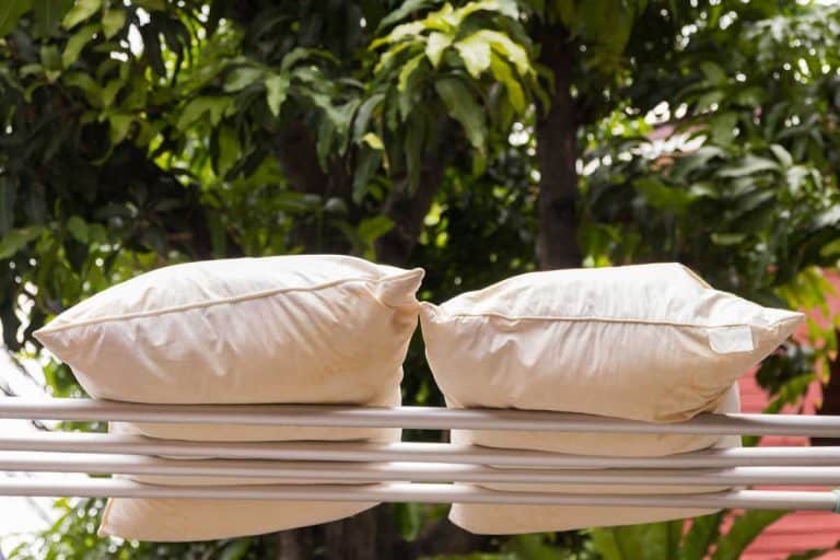 Leaving pillows outside in the sun to dry, How Long Does it Take a Pillow to Dry?