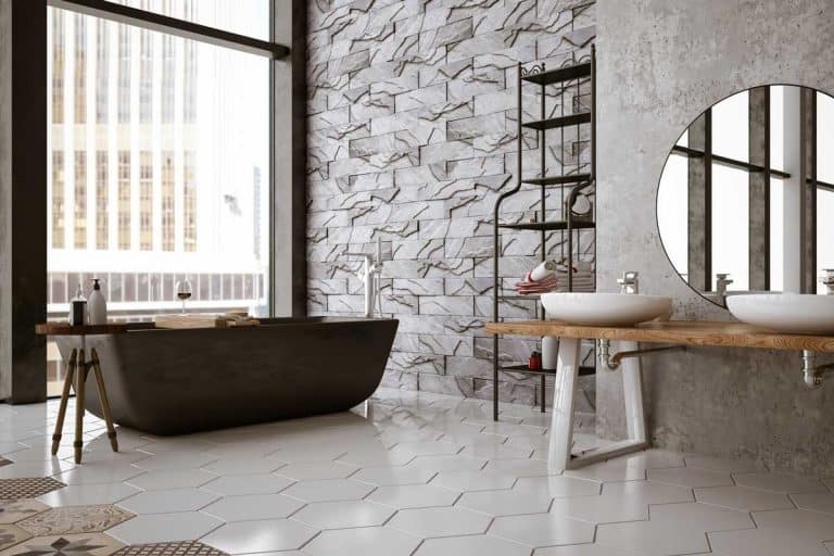 Matte black Bathtub in the modern interior, 10 Best Finishes For Bathroom Fixtures