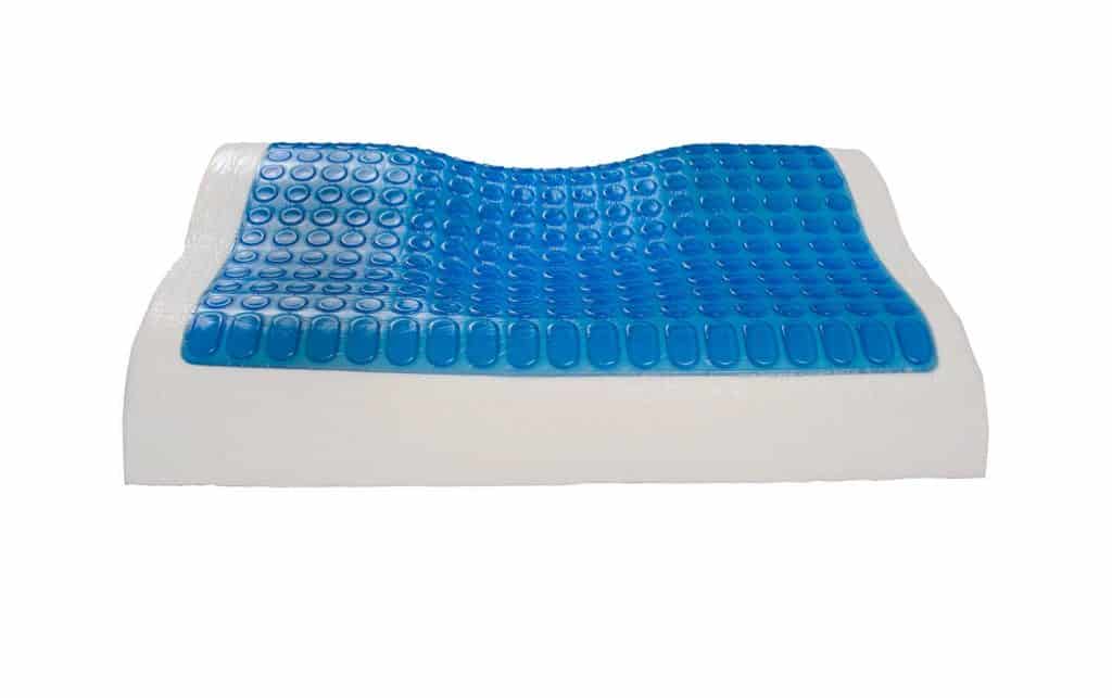 Orthopedic latex pillow with memory foam effect