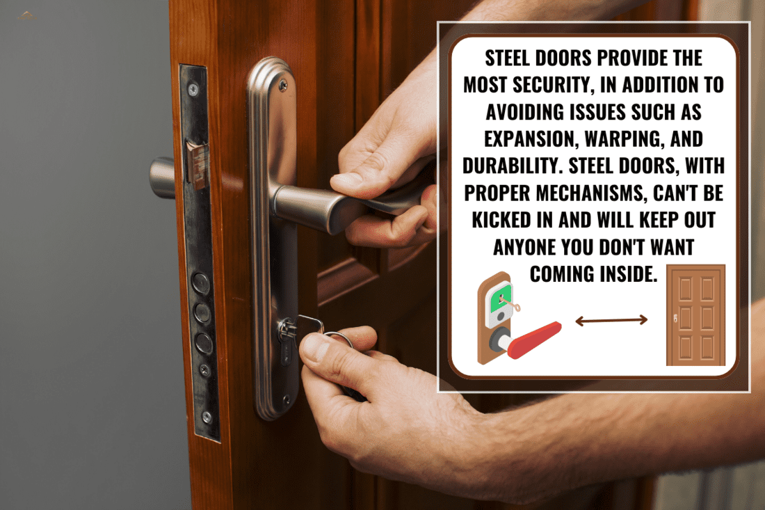 To open the key door. - What Is The Safest Front Door Here's the Answer