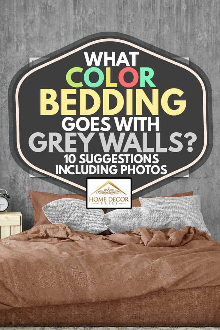 what color walls go with grey bedding