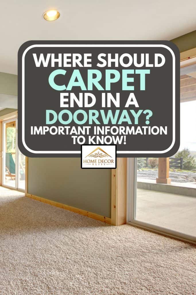 Where Should Carpet End In A Doorway, How To Transition Carpet Tile In A Doorway