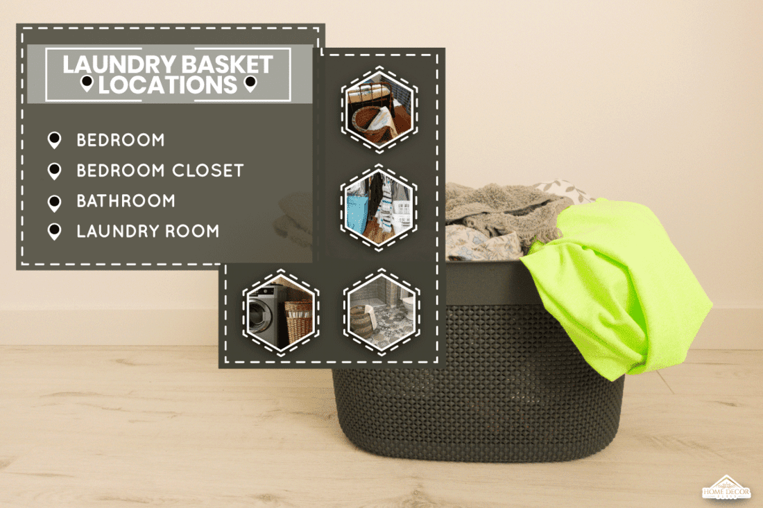 Basket full of dirty laundry, Where To Keep Your Laundry Basket [4 Great Options]
