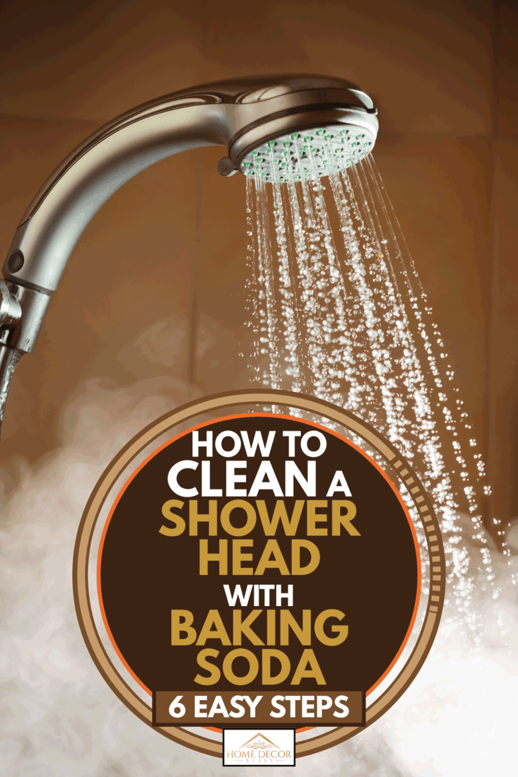 Shower with flowing water and steam, How To Clean A Shower Head With Baking Soda [6 Easy Steps]