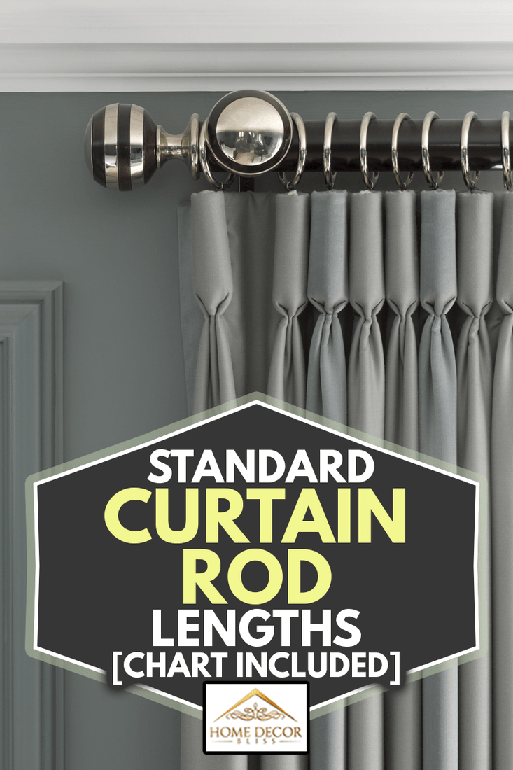 Standard Curtain Rod Lengths Chart, Standard Shower Curtain Rod Width
