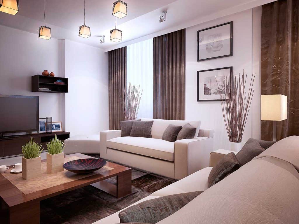 Living room modern interior