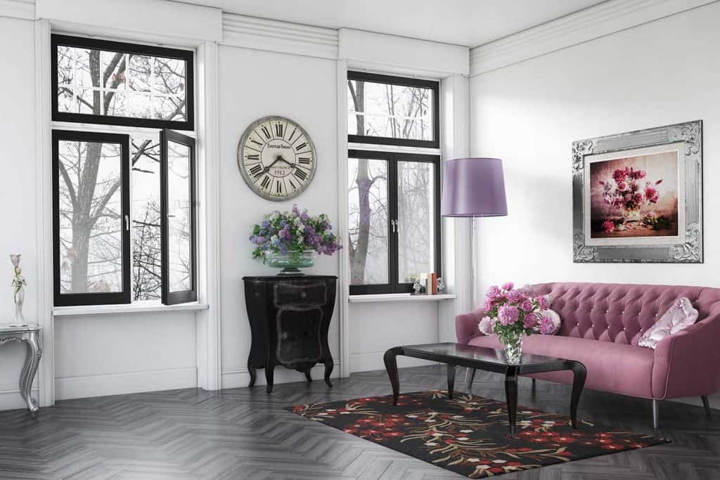 Stylish and classy home interior design with high quality vintage furniture