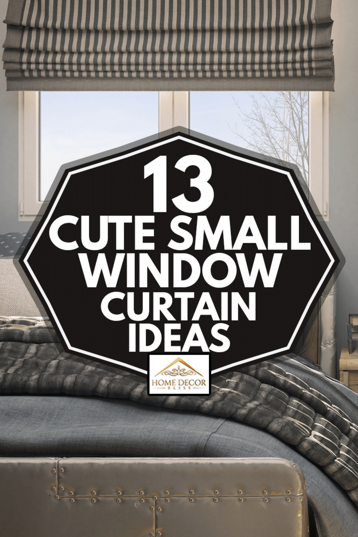 Image d'une petite chambre confortable avec de petites fenêtres et des rideaux, 13 idées mignonnes de petits rideaux de fenêtre