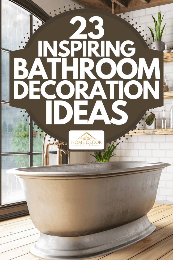 Bathtub in the loft interior bathroom with hardwood floor, 23 Inspiring Bathroom Decoration Ideas