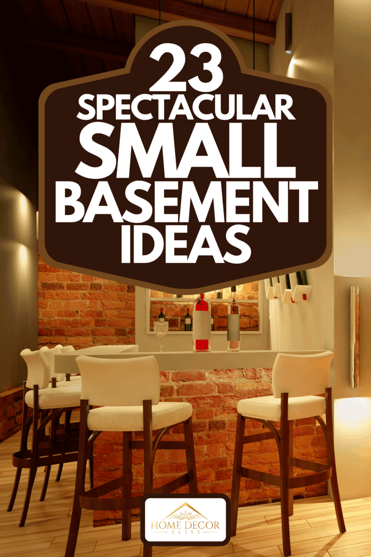Bar entertainment room in underground basement, 23 Spectacular Small Basement Ideas
