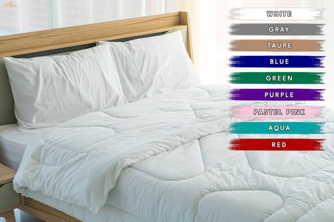 Best sheet colors for white comforter, What Color Sheets Go With A White Comforter?