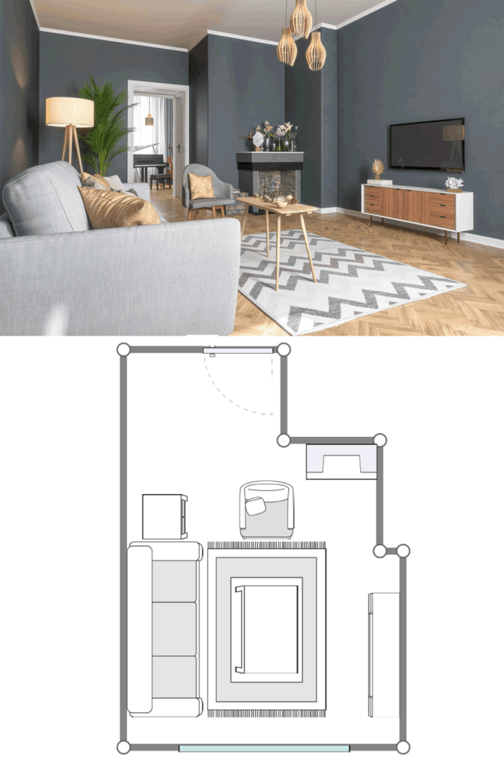 12x16 living room furniture layout