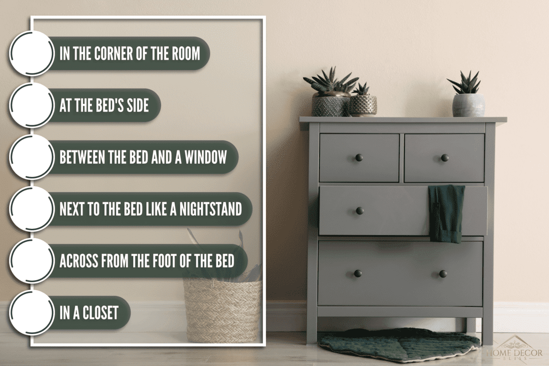 room interior grey chest drawers near, Where-To-Put-A-Dresser-In-The-Bedroom-[6-Practical-Placements]
