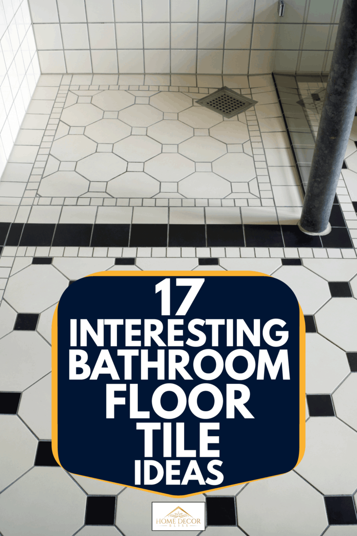 Patterned arrangement of bathroom floor tiles, 17 Interesting Bathroom Floor Tile Ideas