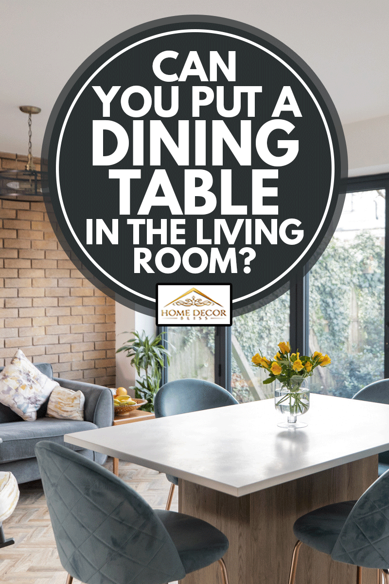 Can You Put A Dining Table In The Living Room? - Home Decor Bliss