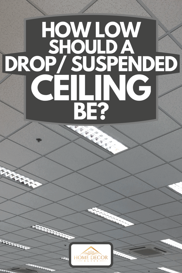 Office suspended ceiling and lighting, How Low Should A Drop/Suspended Ceiling Be?