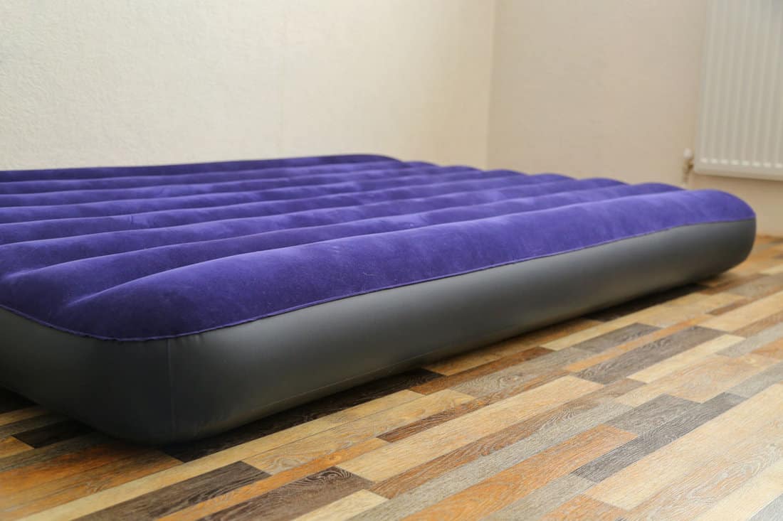 Inflated air mattress