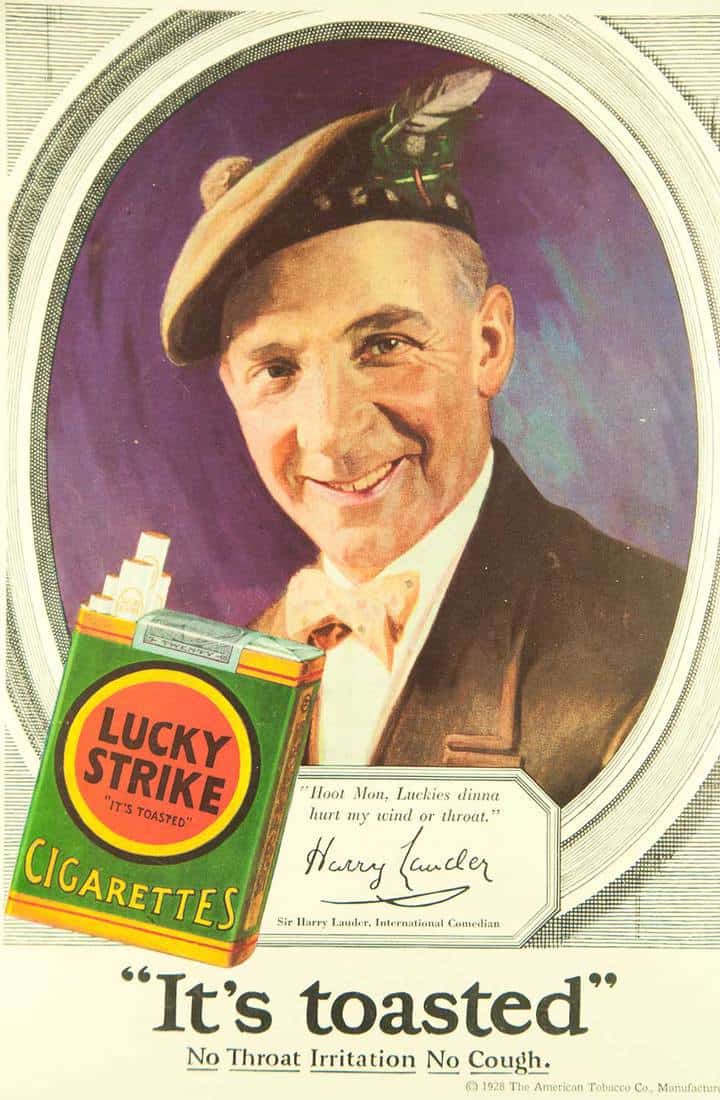 Lucky Strike ad poster
