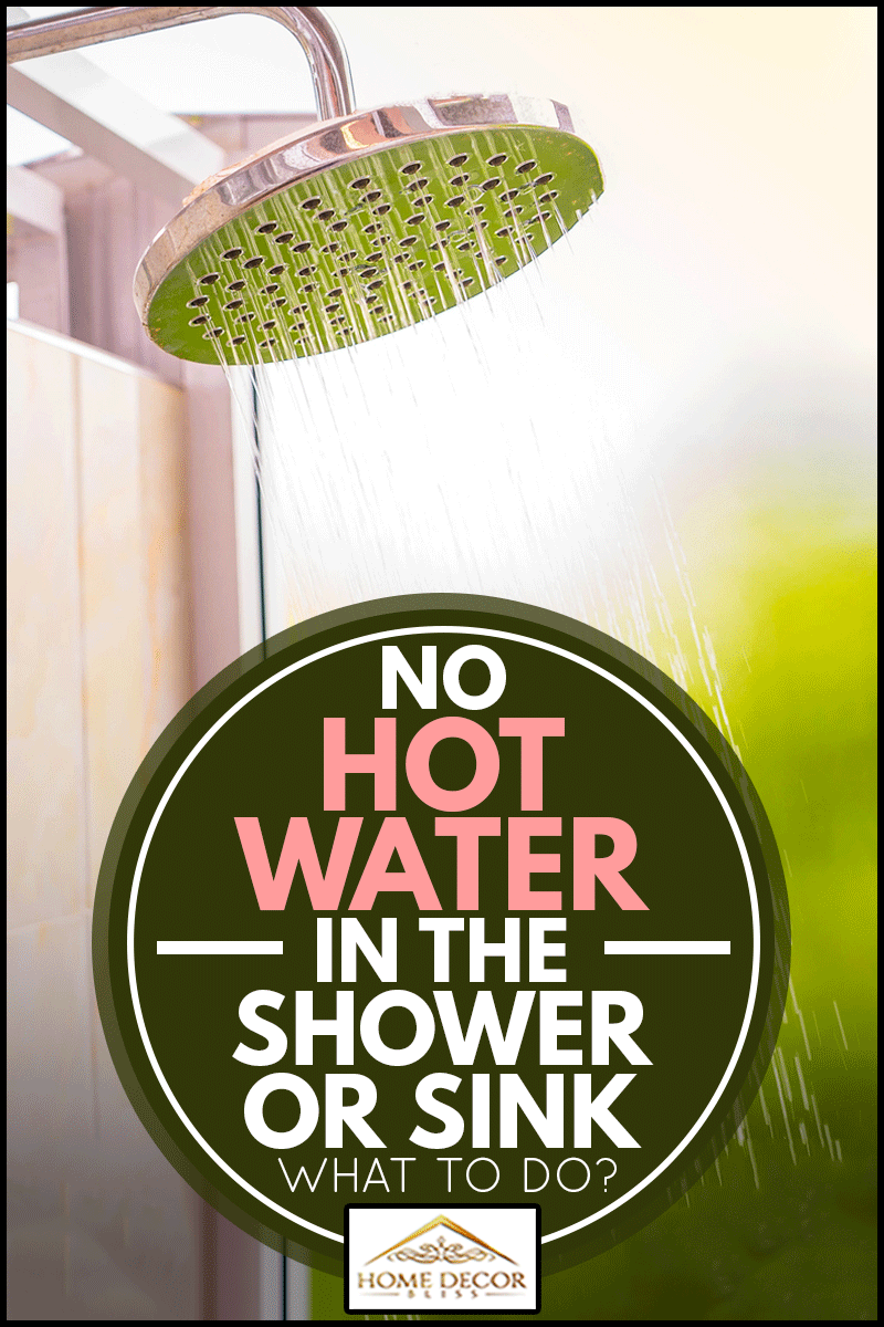 Douche dans la salle de bain moderne, pas d'eau chaude dans la douche ou le lavabo - que faire ?