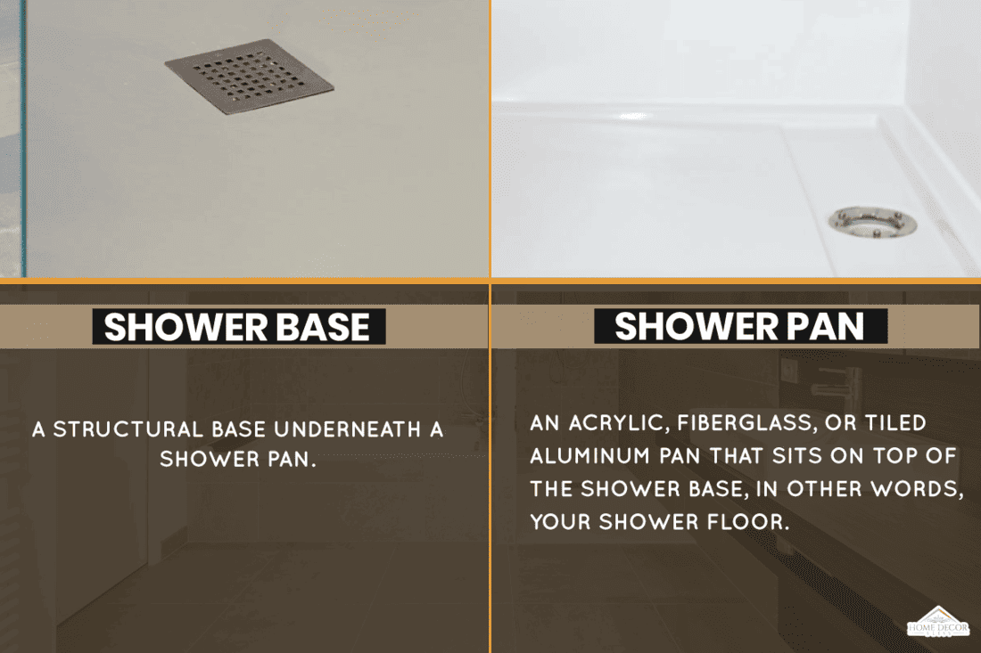Difference betwenn Shower base and a shower pan, What Do You Put Under A Shower Base?