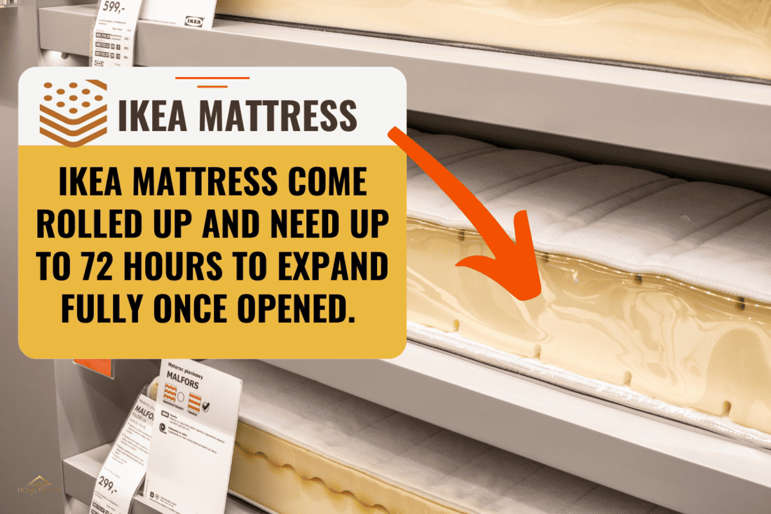 exhibition at IKEA store. Memory Foam, Pocket sprung, Slatted mattress, IKEA designs, sells ready-to-assemble furniture, appliances, home accessories. - Do