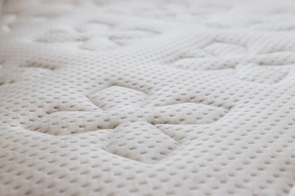 A mattress cover with floral patterns