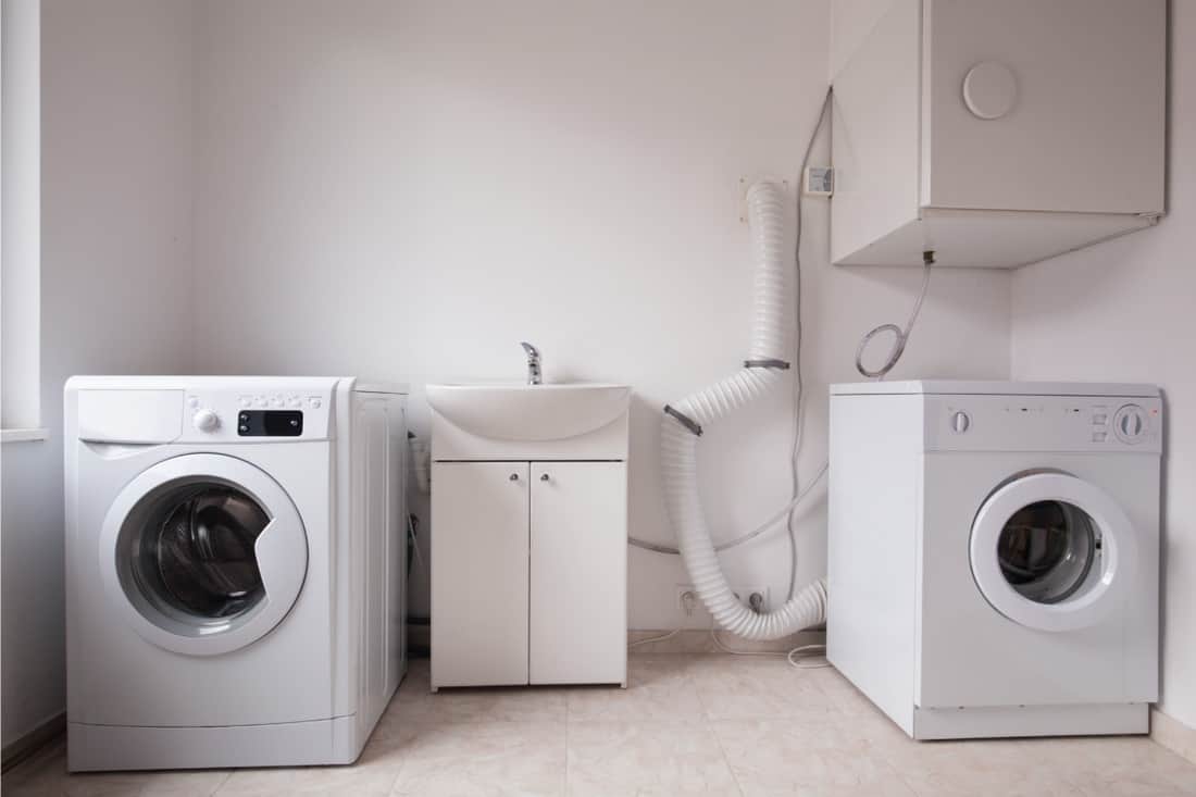 Automatic washing machines in laundry. Should A Laundry Room Have A Sink [And How To Add One!]