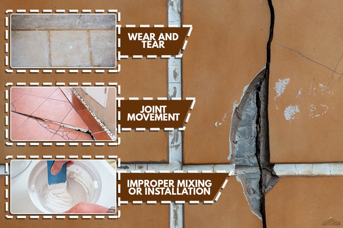 Causes of cracked grout