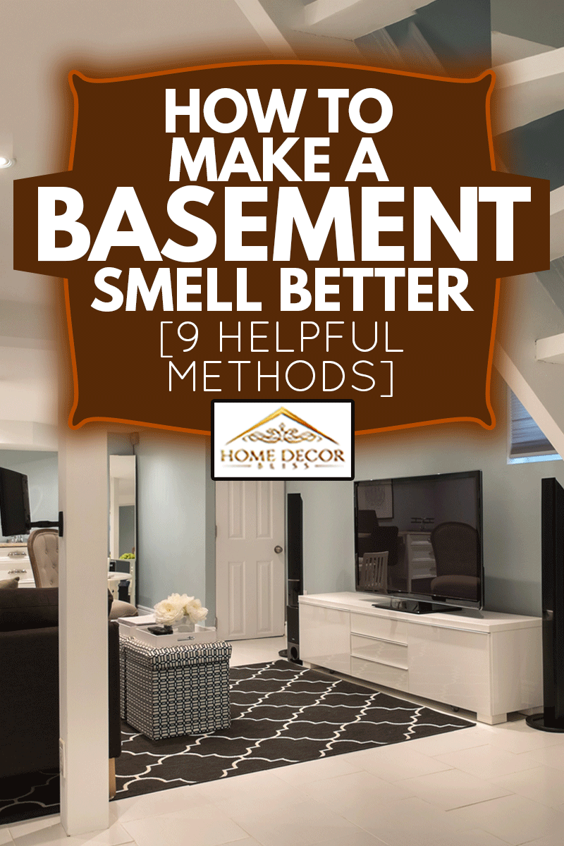 A basement turned into completely renovated for modern family living, How To Make A Basement Smell Better [9 Helpful Methods]