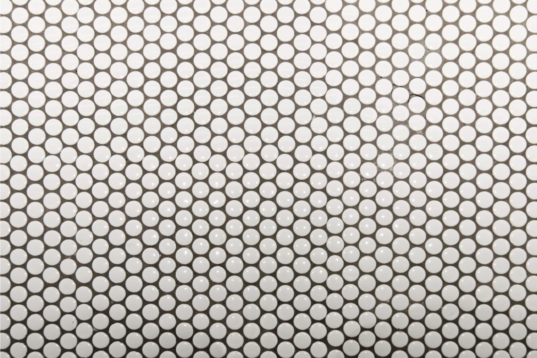 Round mosaic tiles