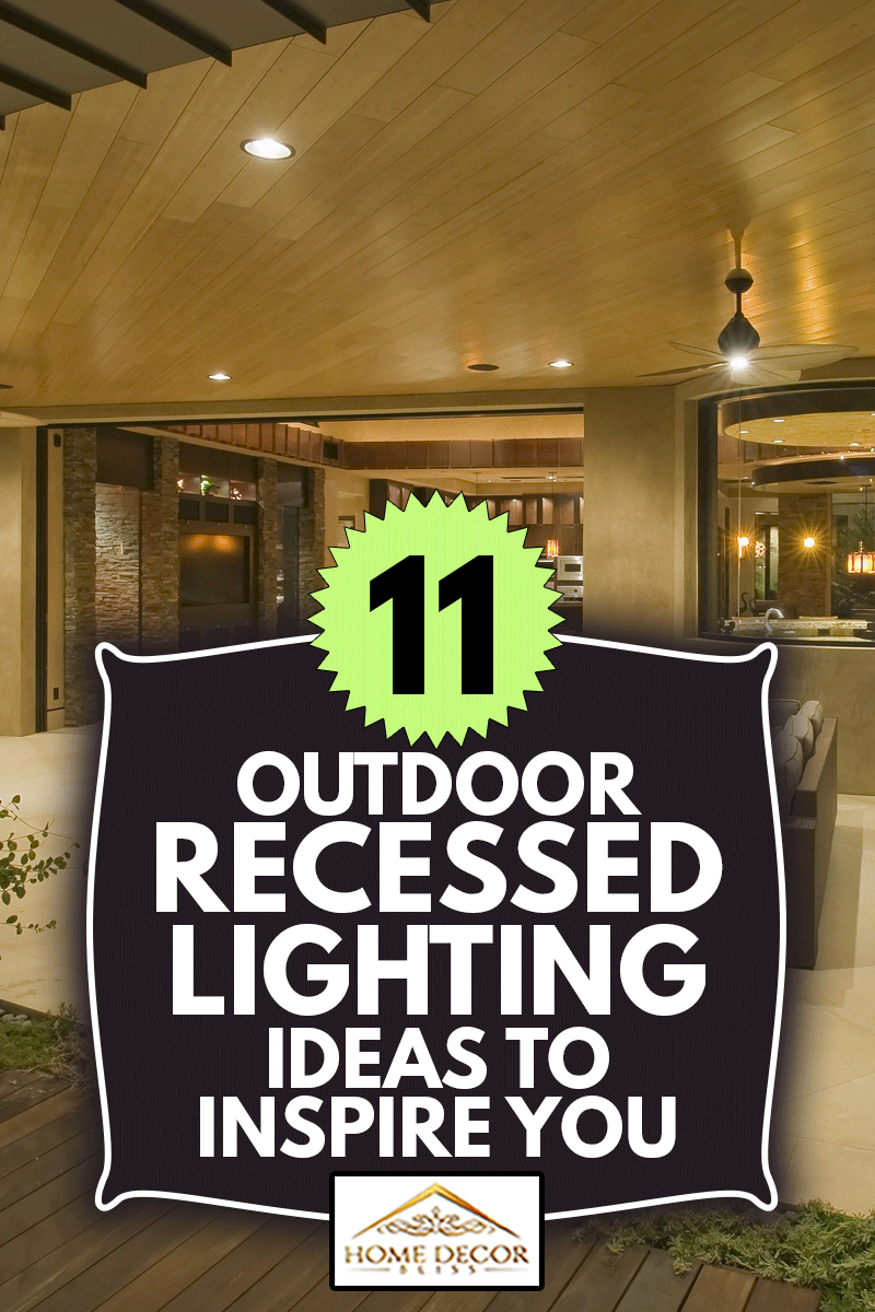 View of modern living room with outdoor recessed lighting, 11 Outdoor Recessed Lighting Ideas To Inspire You