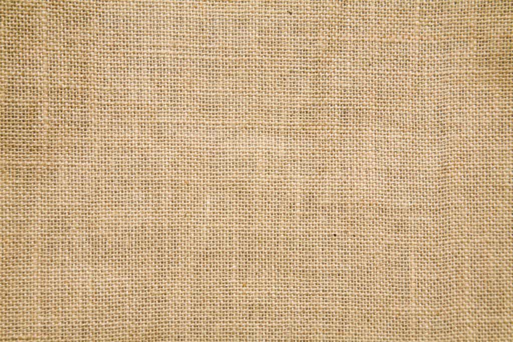 Aa detailed photo of a burlap table runner