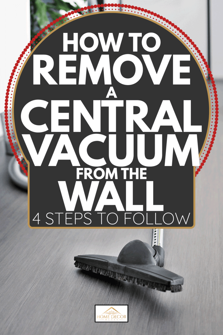 Central vacuum cleaner hose laid on the floor in the living room. How To Remove A Central Vacuum From The Wall [4 Steps To Follow]
