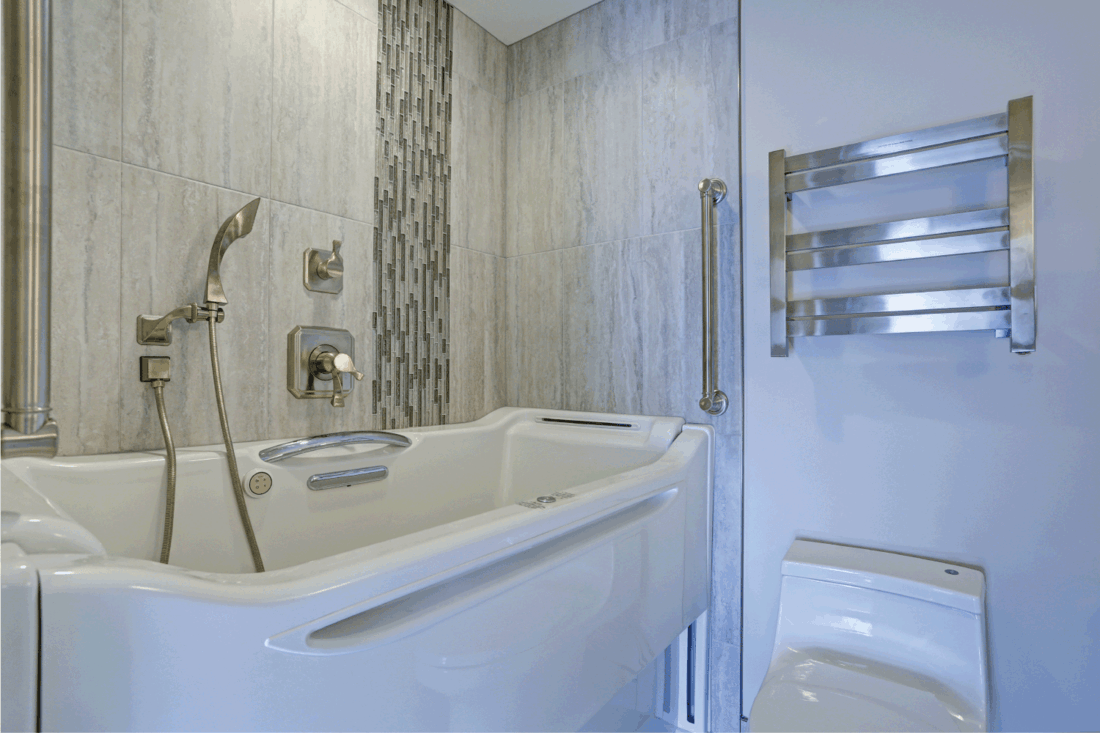 Contemporary bathroom design with Jacuzzi Walk-in Bathtub