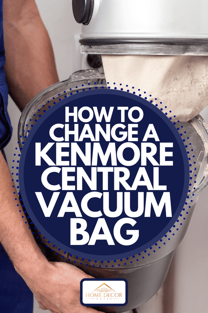 A blue collar cleaning the vacuum cleaner, How To Change A Kenmore Central Vacuum Bag