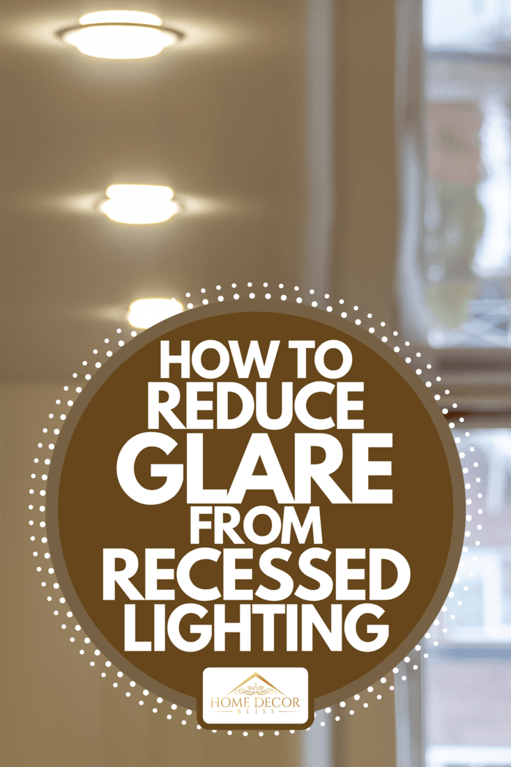 A built-in LED ceiling lights on a glossy stretch ceiling, How To Reduce Glare From Recessed Lighting