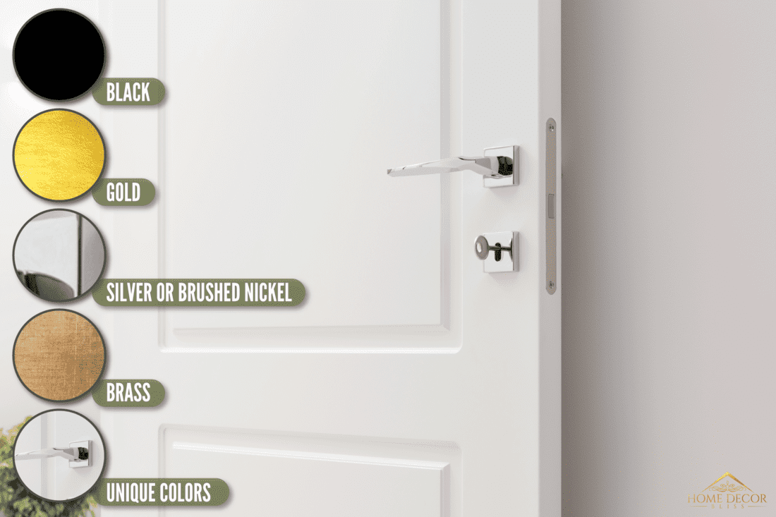 open white interior doors modern chrome, What-Color-Doorknobs-With-White-Doors
