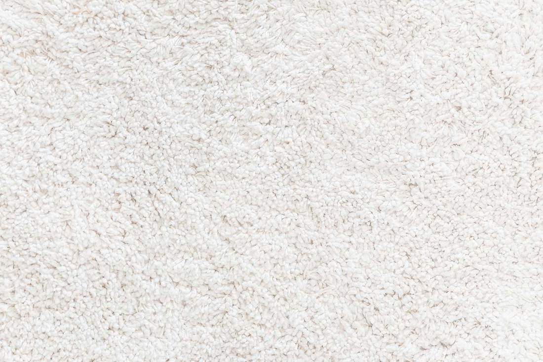 White wool rug