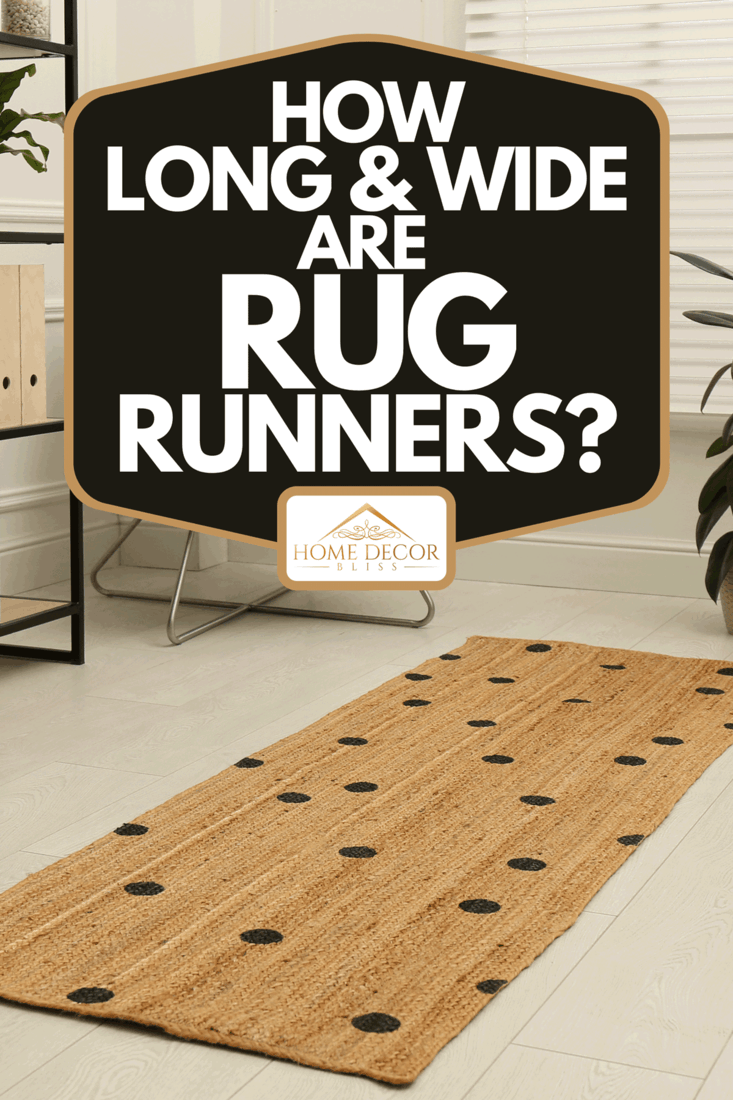 A stylish room interior with modern furniture and wicker runner rug, How Long And Wide Are Rug Runners?