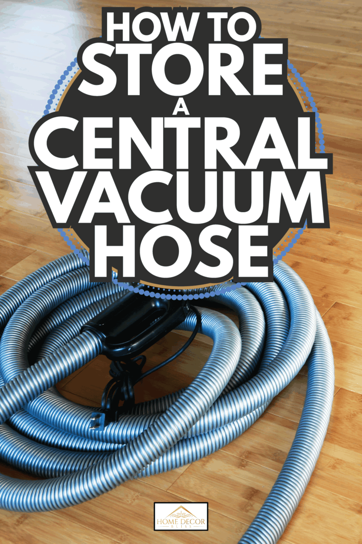 bamboo hardwood floor with a central vacuum cleaner laid. How To Store A Central Vacuum Hose