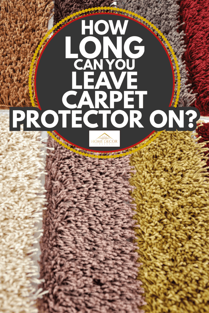Carpet color samples. How Long Can You Leave Carpet Protector On