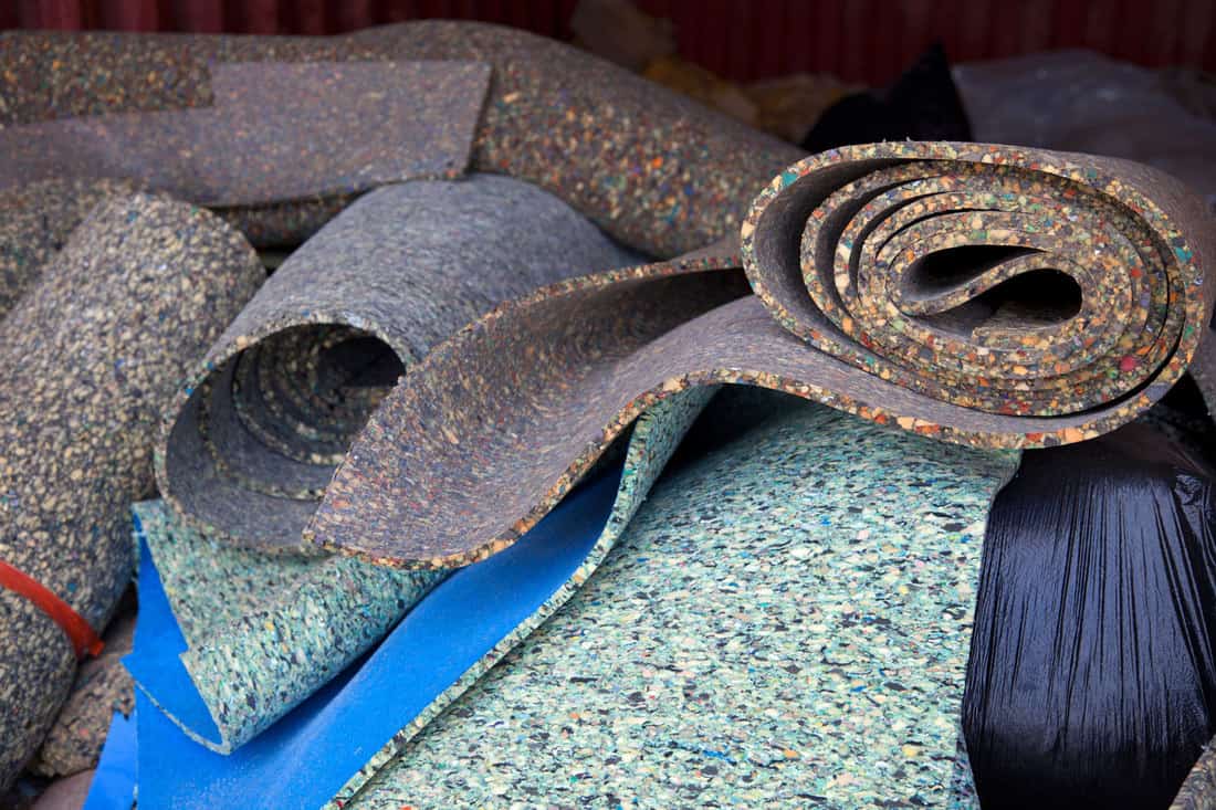 Load of carpet paddings to be recycled, How Big Is A Roll Of Carpet Padding?