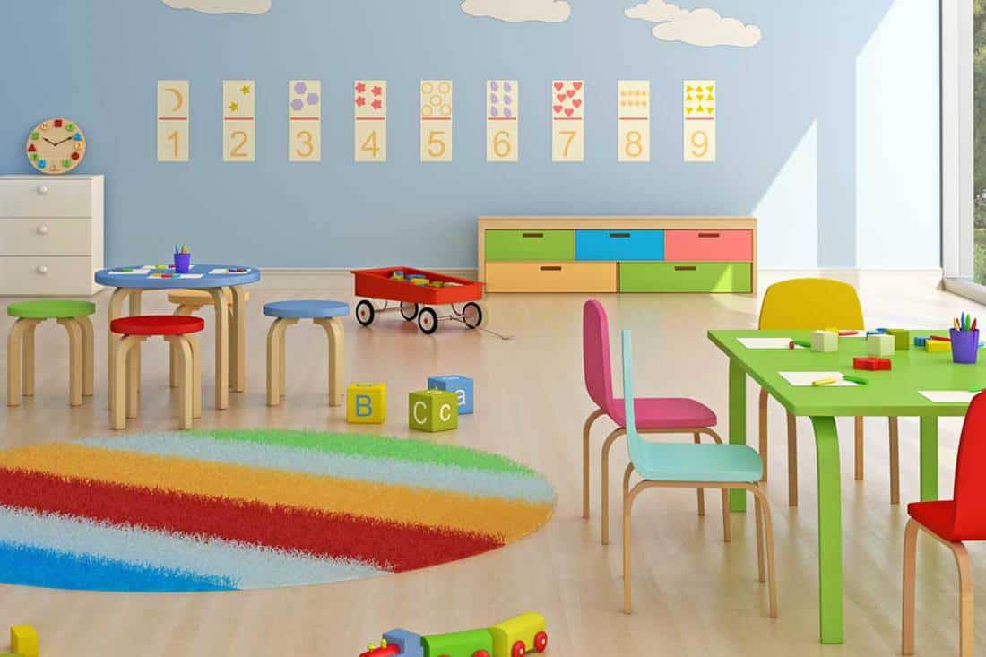 Nursery room interior, 15 Wall Decor Ideas For A Classroom
