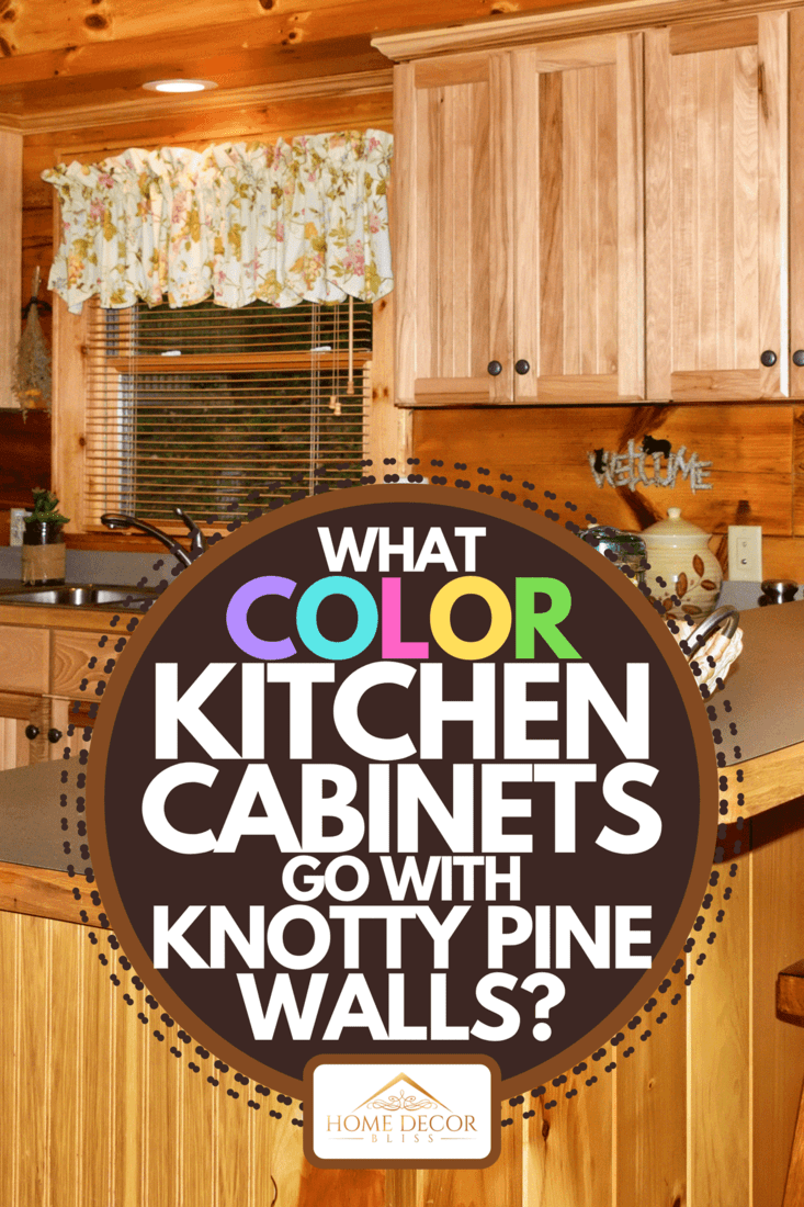A kitchen with knotty pine walls, What Color Kitchen Cabinets Go With Knotty Pine Walls?
